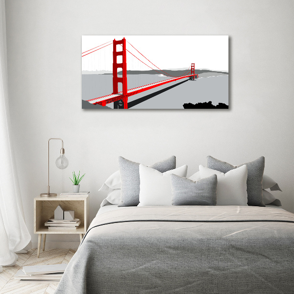 Wandbild San Francisco Brücke