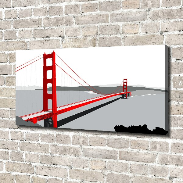 Wandbild San Francisco Brücke