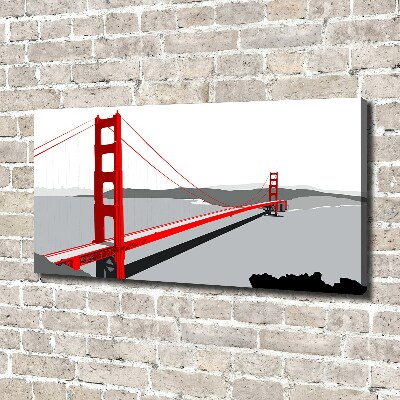 Wandbild San Francisco Brücke