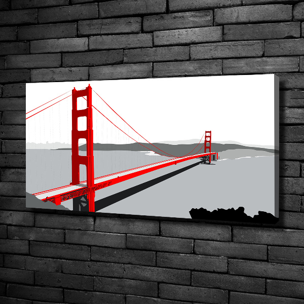 Wandbild San Francisco Brücke