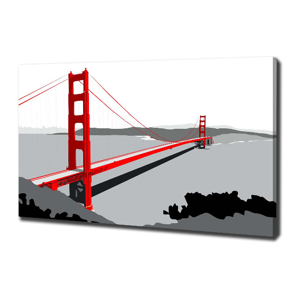 Wandbild San Francisco Brücke