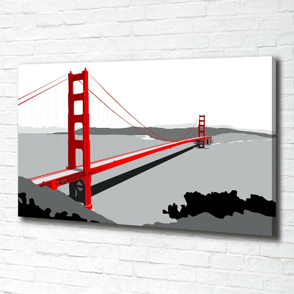 Wandbild San Francisco Brücke