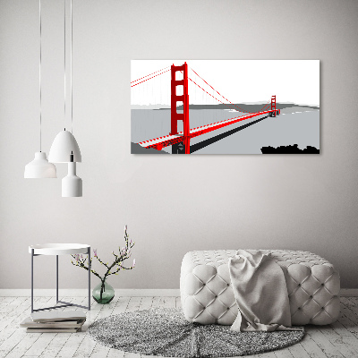 Wandbild San Francisco Brücke
