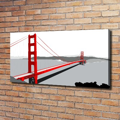 Wandbild San Francisco Brücke