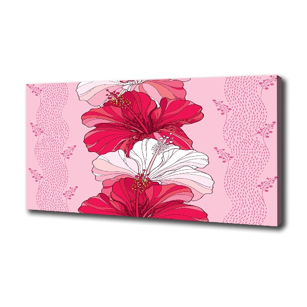 Wandbild Hawaiianische Blumen