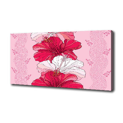 Wandbild Hawaiianische Blumen