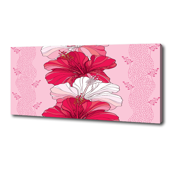 Wandbild Hawaiianische Blumen