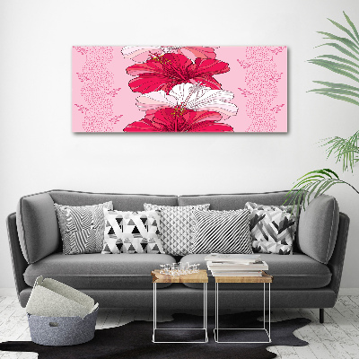 Wandbild Hawaiianische Blumen