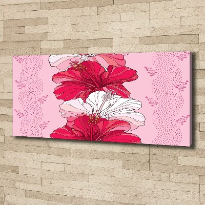 Wandbild Hawaiianische Blumen