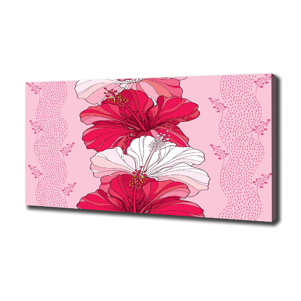 Wandbild Hawaiianische Blumen