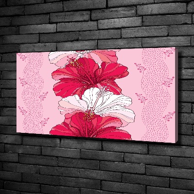 Wandbild Hawaiianische Blumen