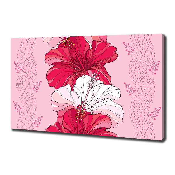 Wandbild Hawaiianische Blumen