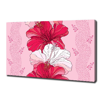Wandbild Hawaiianische Blumen