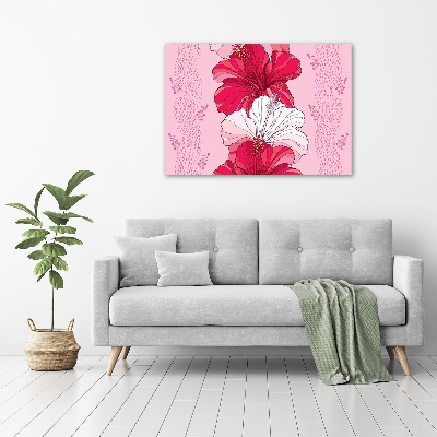 Wandbild Hawaiianische Blumen