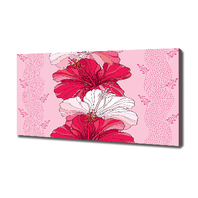 Wandbild Hawaiianische Blumen