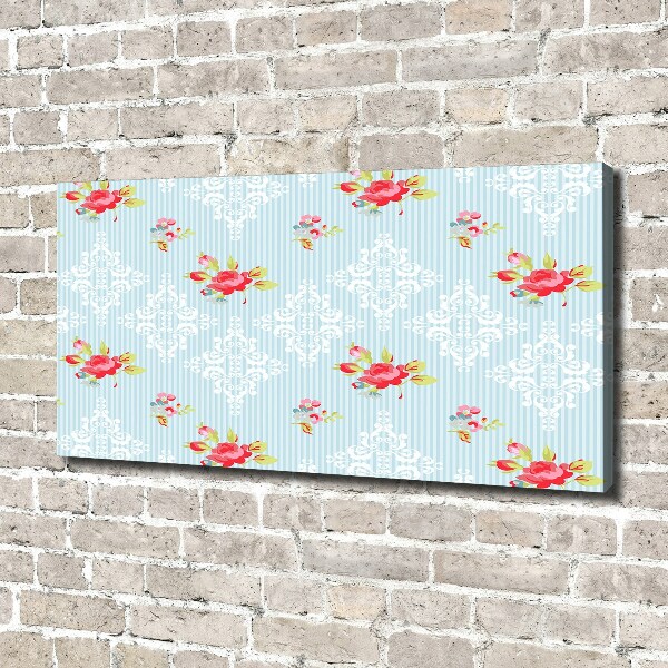 Bild auf leinwand Rosen und Schmuck