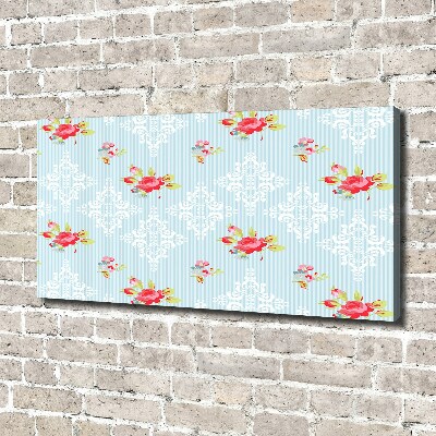 Bild auf leinwand Rosen und Schmuck