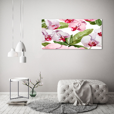 Bild auf leinwand Rosa Orchideen