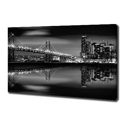 Wandbild San Francisco bei Nacht