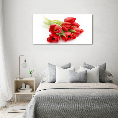 Wandbild Rote Tulpen