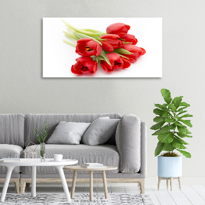 Wandbild Rote Tulpen