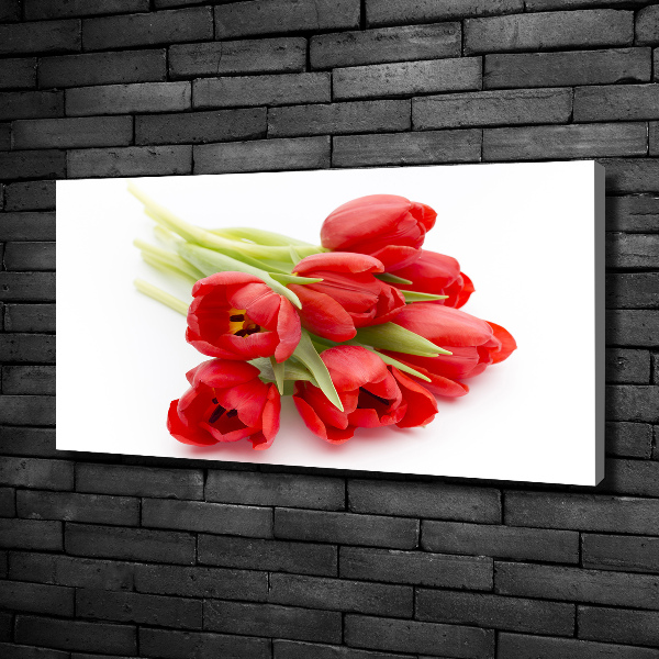 Wandbild Rote Tulpen