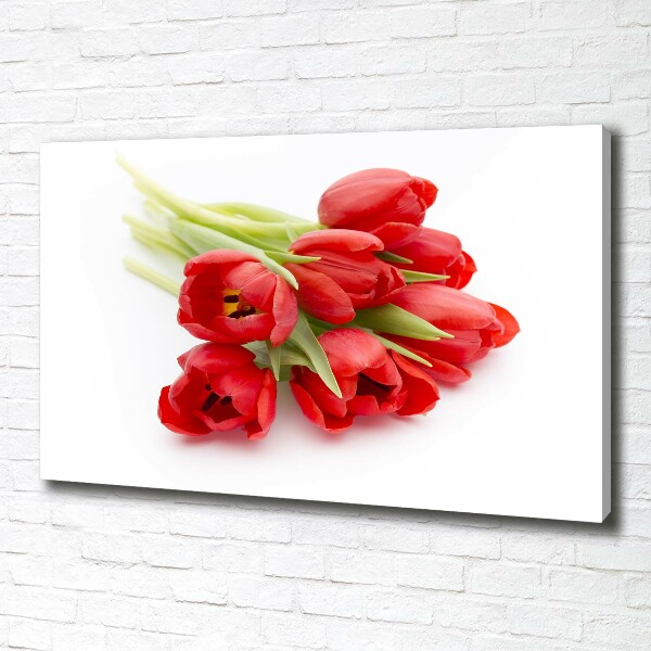 Wandbild Rote Tulpen