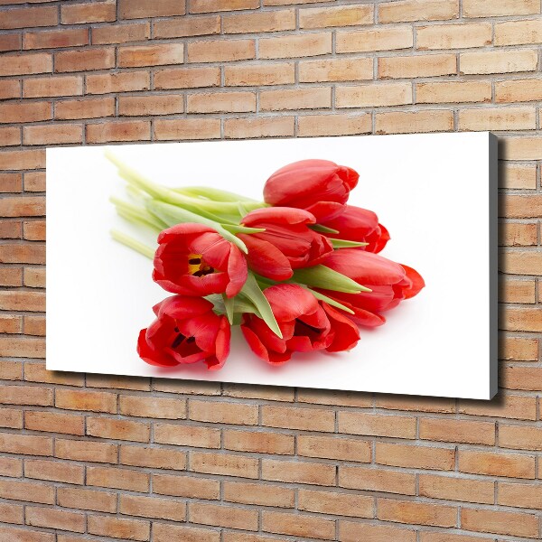 Wandbild Rote Tulpen