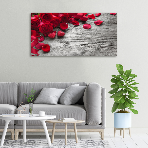 Bild auf leinwand Rote Rosen