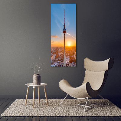 Wandbild vertikales Fernsehturm