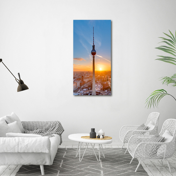 Wandbild vertikales Fernsehturm