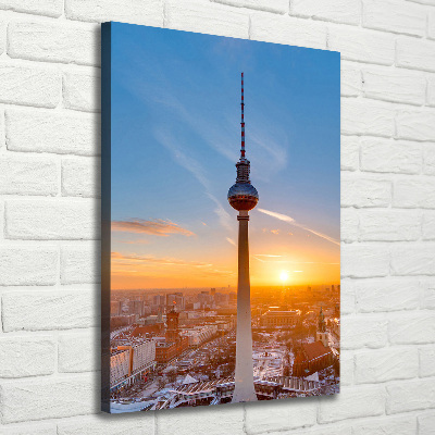Wandbild vertikales Fernsehturm