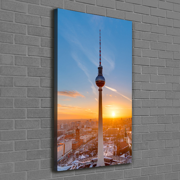 Wandbild vertikales Fernsehturm