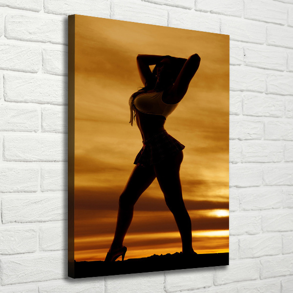 Foto auf leinwand vertikales Kurzer Rock