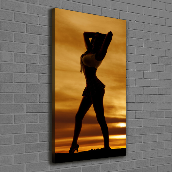 Foto auf leinwand vertikales Kurzer Rock