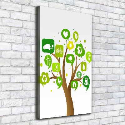 Foto auf leinwand vertikales Ökologischer Baum