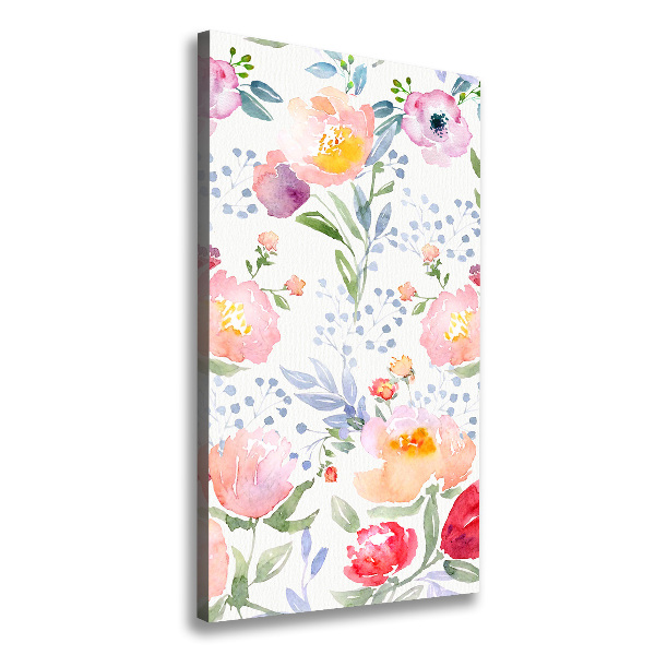 Foto auf leinwand vertikales Mohnblumen