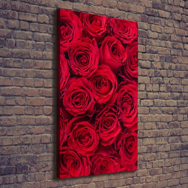 Wandbild vertikales Rote Rose