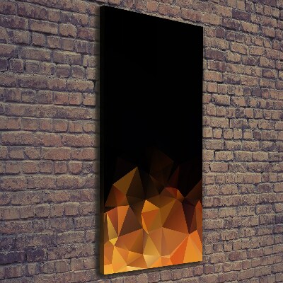 Foto leinwand vertikales Abstrakte Dreiecke