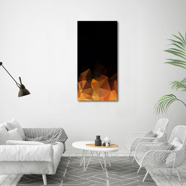 Foto leinwand vertikales Abstrakte Dreiecke