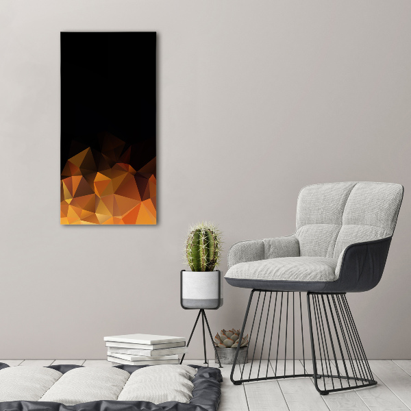 Foto leinwand vertikales Abstrakte Dreiecke