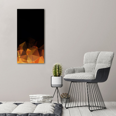 Foto leinwand vertikales Abstrakte Dreiecke