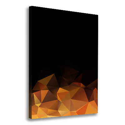Foto leinwand vertikales Abstrakte Dreiecke
