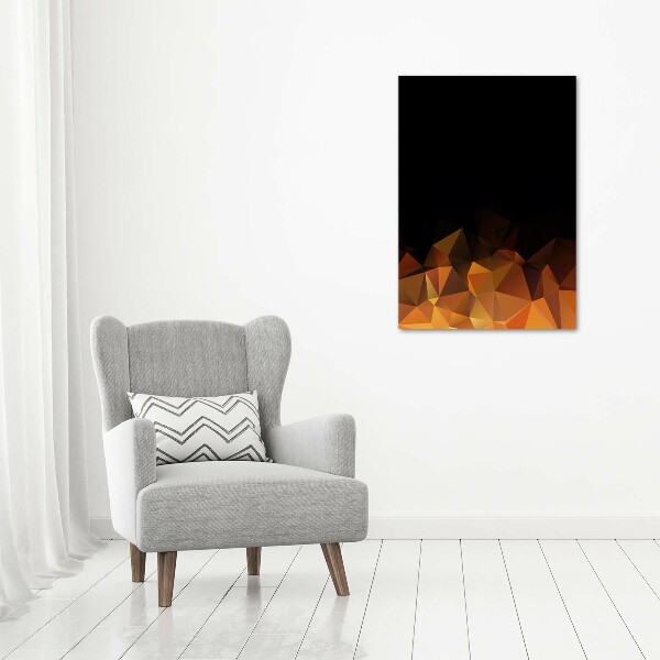 Foto leinwand vertikales Abstrakte Dreiecke