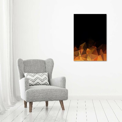 Foto leinwand vertikales Abstrakte Dreiecke