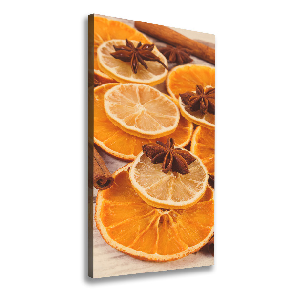 Foto auf leinwand vertikales Der Duft von Weihnachten