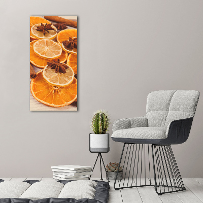 Foto auf leinwand vertikales Der Duft von Weihnachten