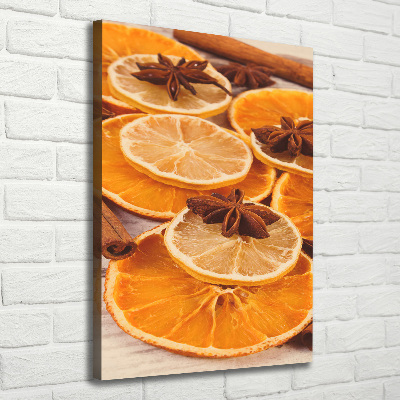 Foto auf leinwand vertikales Der Duft von Weihnachten