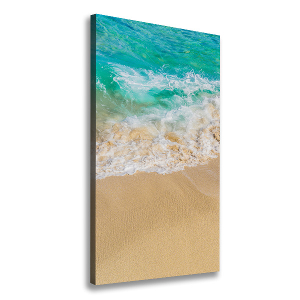 Wandbild vertikales Strand und Meer