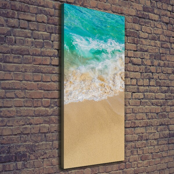 Wandbild vertikales Strand und Meer
